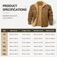 Men’s Casual Sherpa Utility Cargo Jacket
