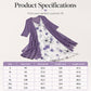 🌸 50% OFF NOW! Women’s Boho Floral Maxi Dress & Cover-Up Set