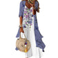 🌸 50% OFF NOW! Women’s Boho Floral Maxi Dress & Cover-Up Set