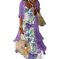 🌸 50% OFF NOW! Women’s Boho Floral Maxi Dress & Cover-Up Set