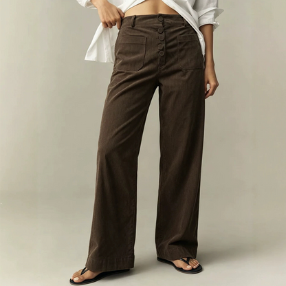 Women's Corduroy Wide Leg Pants