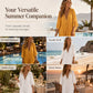 👗 Women’s Summer Lace V-Neck Loose Dress – Relaxed Fit with Elegant Feminine Detail