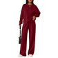 🍁New Fall Collection-Women's Two-Piece Long Sleeve Casual Sweatsuit Set