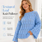 Hot Sale 50% OFF💖Women's Hollow Out Slouchy Knit Sweater