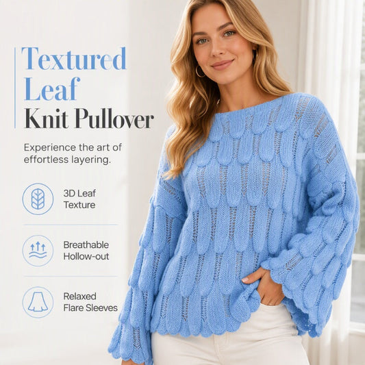 Hot Sale 50% OFF💖Women's Hollow Out Slouchy Knit Sweater