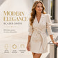🌸 50% OFF NOW!Women's Elegant Double-Breasted Blazer Dress