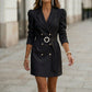 🌸 50% OFF NOW!Women's Elegant Double-Breasted Blazer Dress