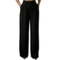 Women's High Waisted Suit Pants with Elastic Back
