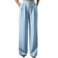 Women's High Waisted Suit Pants with Elastic Back