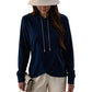 Women's Casual Irregular Hem Hooded Sweatshirt