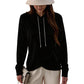 Women's Casual Irregular Hem Hooded Sweatshirt