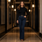 Women's High Stretch Straight Leg Pants