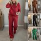 🌸 50% OFF NOW! Women's Glitter Pullover Sweater & Pants 2-Piece Set