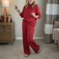 🌸 50% OFF NOW! Women's Glitter Pullover Sweater & Pants 2-Piece Set