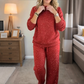 🌸 50% OFF NOW! Women's Glitter Pullover Sweater & Pants 2-Piece Set