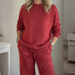🌸 50% OFF NOW! Women's Glitter Pullover Sweater & Pants 2-Piece Set