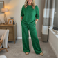 🌸 50% OFF NOW! Women's Glitter Pullover Sweater & Pants 2-Piece Set