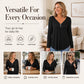 🍁New Fall Collection-Women's Zipper V-Neck Long Sleeve Top