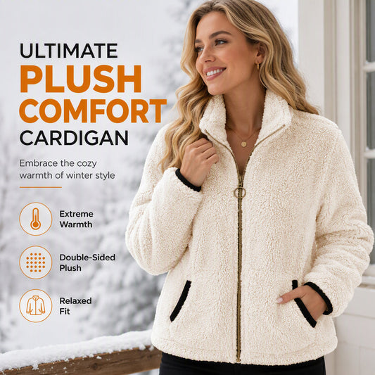 🌸 50% OFF NOW!Women’s Casual Zip-Up Cardigan Jacket