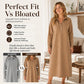 Hot Sale 50% OFF💖Women's Long Sleeve Knit Sweatshirt Dress