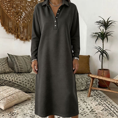 Hot Sale 50% OFF💖Women's Long Sleeve Knit Sweatshirt Dress