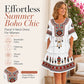 ⏰Last Day Sale 50% Off💃Women's Vintage Ethnic Print Tiered Dress