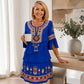⏰Last Day Sale 50% Off💃Women's Vintage Ethnic Print Tiered Dress