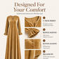 ⌛Limited-Time Offer-Women's Elegant Velvet Maxi Dress with Ruffle Sleeve