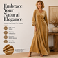 ⌛Limited-Time Offer-Women's Elegant Velvet Maxi Dress with Ruffle Sleeve