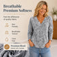 🌸 50% OFF NOW!Women's Elegant Floral Print V-Neck Top