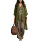 Hot Sale 50% OFF💕Women's Chic Flowy Maxi Dress and Cover-Up Set