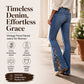 ✨ Flattering Everyday Style | Women's High-Waisted Western Flare Jeans