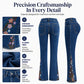 ✨ Flattering Everyday Style | Women's High-Waisted Western Flare Jeans