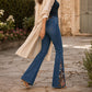 ✨ Flattering Everyday Style | Women's High-Waisted Western Flare Jeans