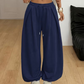 🍂 Women's Casual Pleated Wide-Leg Sweatpants