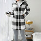 🍂 Women’s Plaid Zip-Up Hooded Jacket – Cosy Comfort Meets Effortless Autumn Style