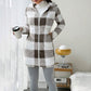 🍂 Women’s Plaid Zip-Up Hooded Jacket – Cosy Comfort Meets Effortless Autumn Style