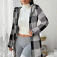 🍂 Women’s Plaid Zip-Up Hooded Jacket – Cosy Comfort Meets Effortless Autumn Style
