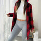 🍂 Women’s Plaid Zip-Up Hooded Jacket – Cosy Comfort Meets Effortless Autumn Style
