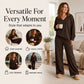 🍂 Women's Off Shoulder Sweatshirt & Pants Set – Cosy Comfort Meets Effortless Autumn Style