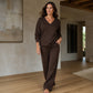 🍂 Women's Off Shoulder Sweatshirt & Pants Set – Cosy Comfort Meets Effortless Autumn Style