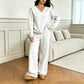 🍂 Women's Off Shoulder Sweatshirt & Pants Set – Cosy Comfort Meets Effortless Autumn Style