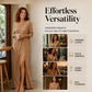 🌸 50% OFF NOW!Women's Off Shoulder Side Slit Dress