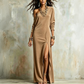 🌸 50% OFF NOW!Women's Off Shoulder Side Slit Dress