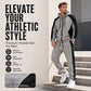 ✨ Easy Everyday Comfort | Men's Color-Block Zip-Up Hoodie & Sweatpants 2-Piece Set
