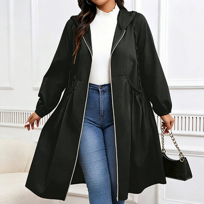 ❤️‍🔥50% OFF🧥Plus Size | Women's Mid-Length Hooded Everyday Jacket