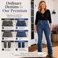 Hot Sale 50% OFF👖Women's High-Waisted Crossover Asymmetric Jeans