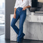 Hot Sale 50% OFF👖Women's High-Waisted Crossover Asymmetric Jeans