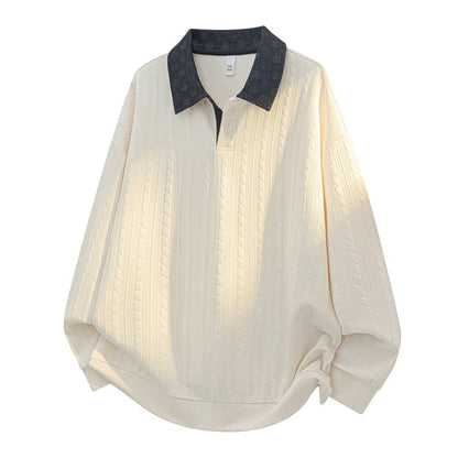 🍂 Men’s Vintage Plus-Size Sweatshirt – Relaxed Comfort & Effortless Autumn Style
