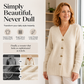 🌸 50% OFF NOW!Women's V-Neck Heart Button Knit Cardigan